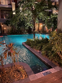 Pool access room