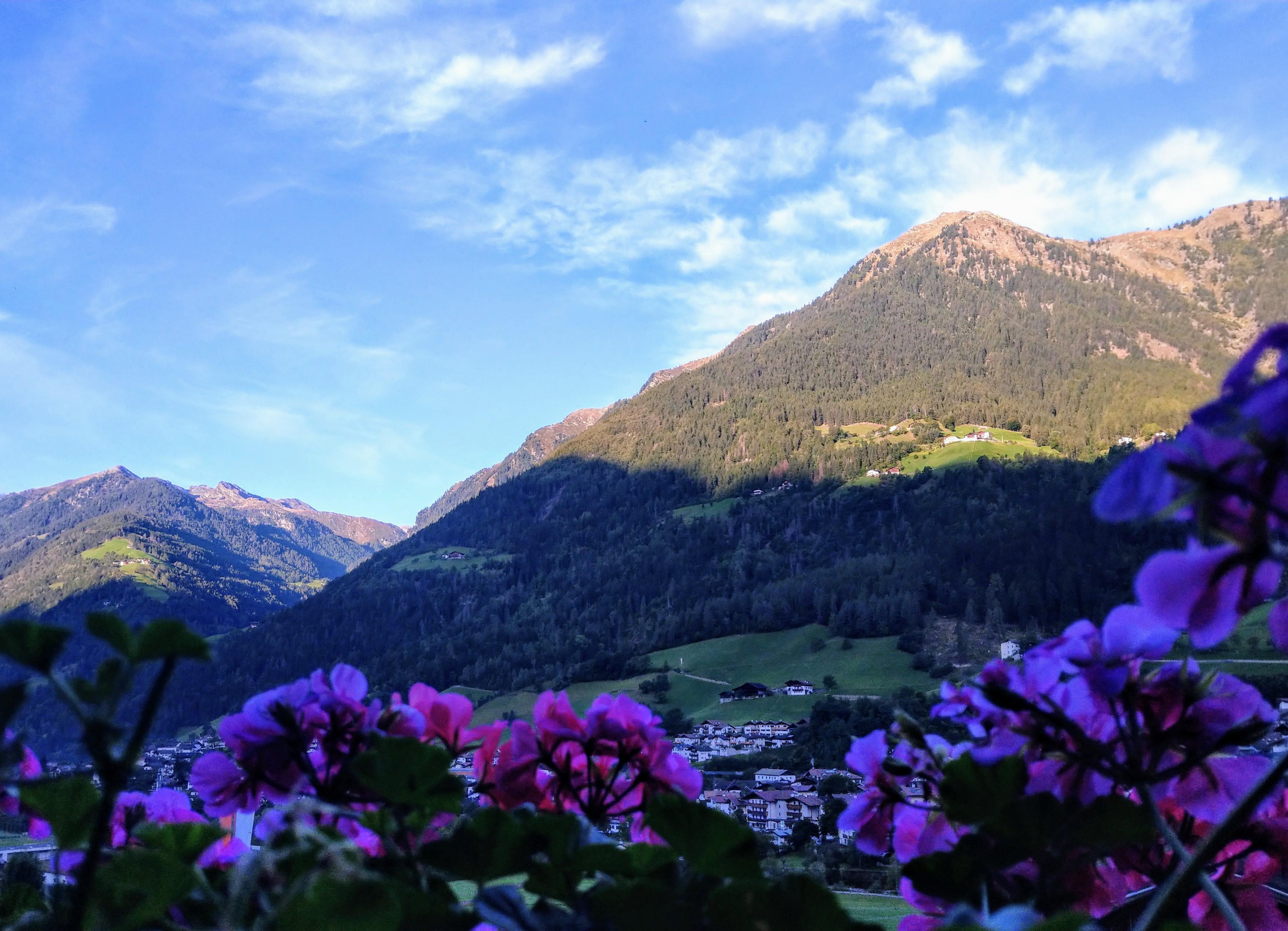 Blick vom Balkon