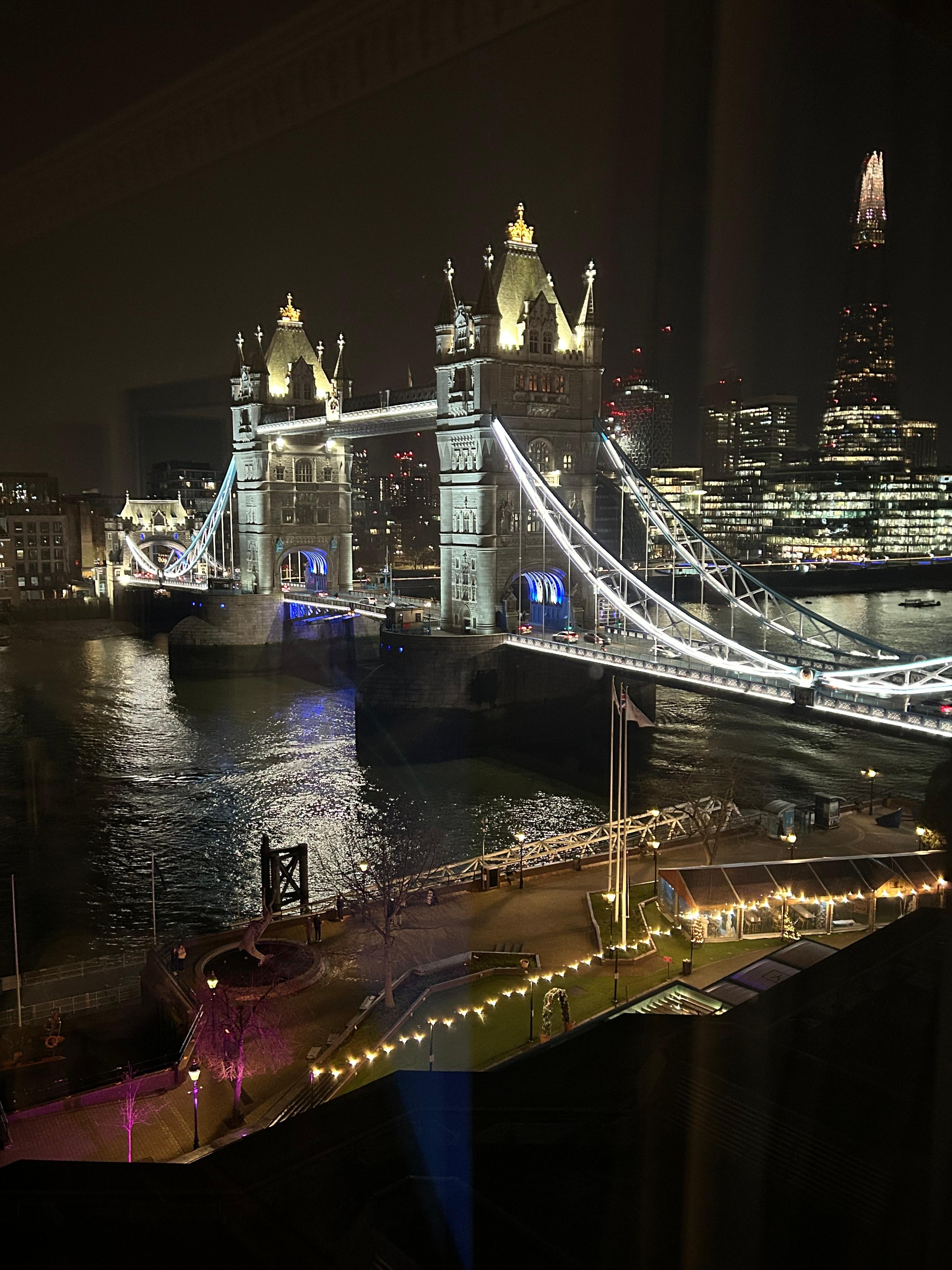 Tower Bridge from room window