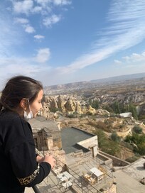 Otelin teras manzarası