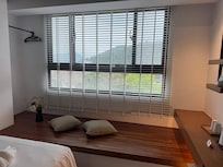 Cozy sitting area for guests in the hotel room