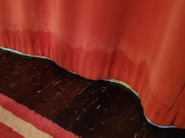 Water-stained curtains