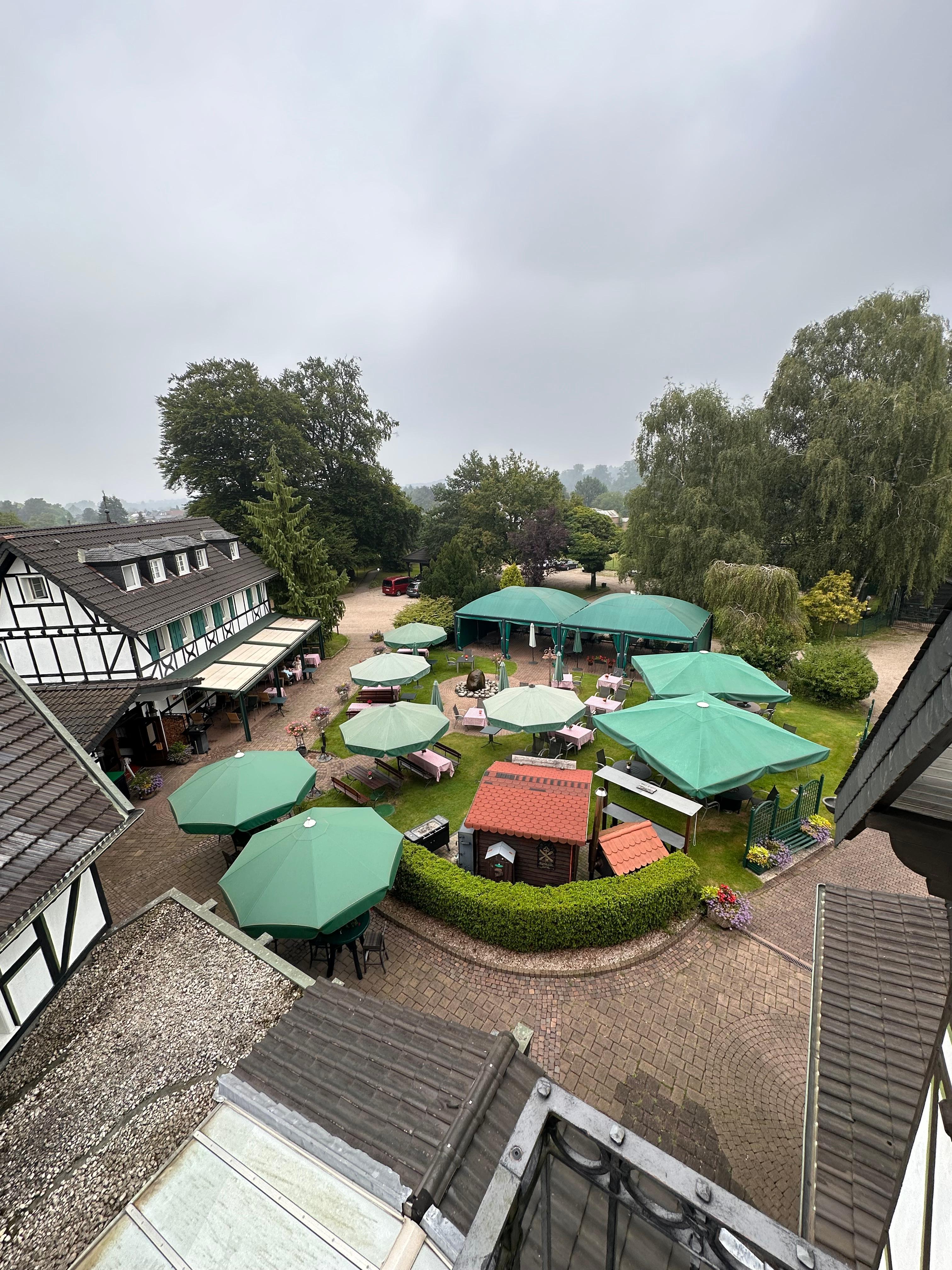 Ausblick vom Balkon 