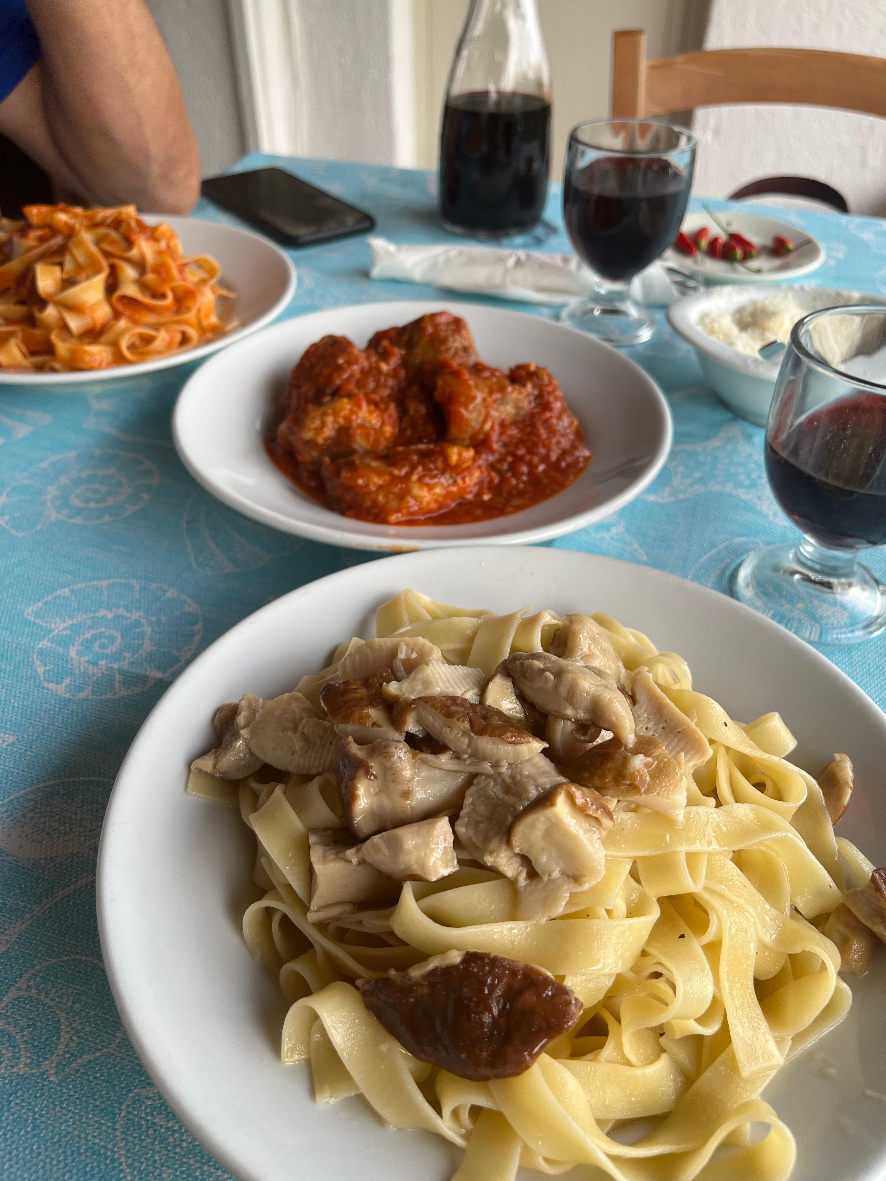 Awesome local pasta dishes