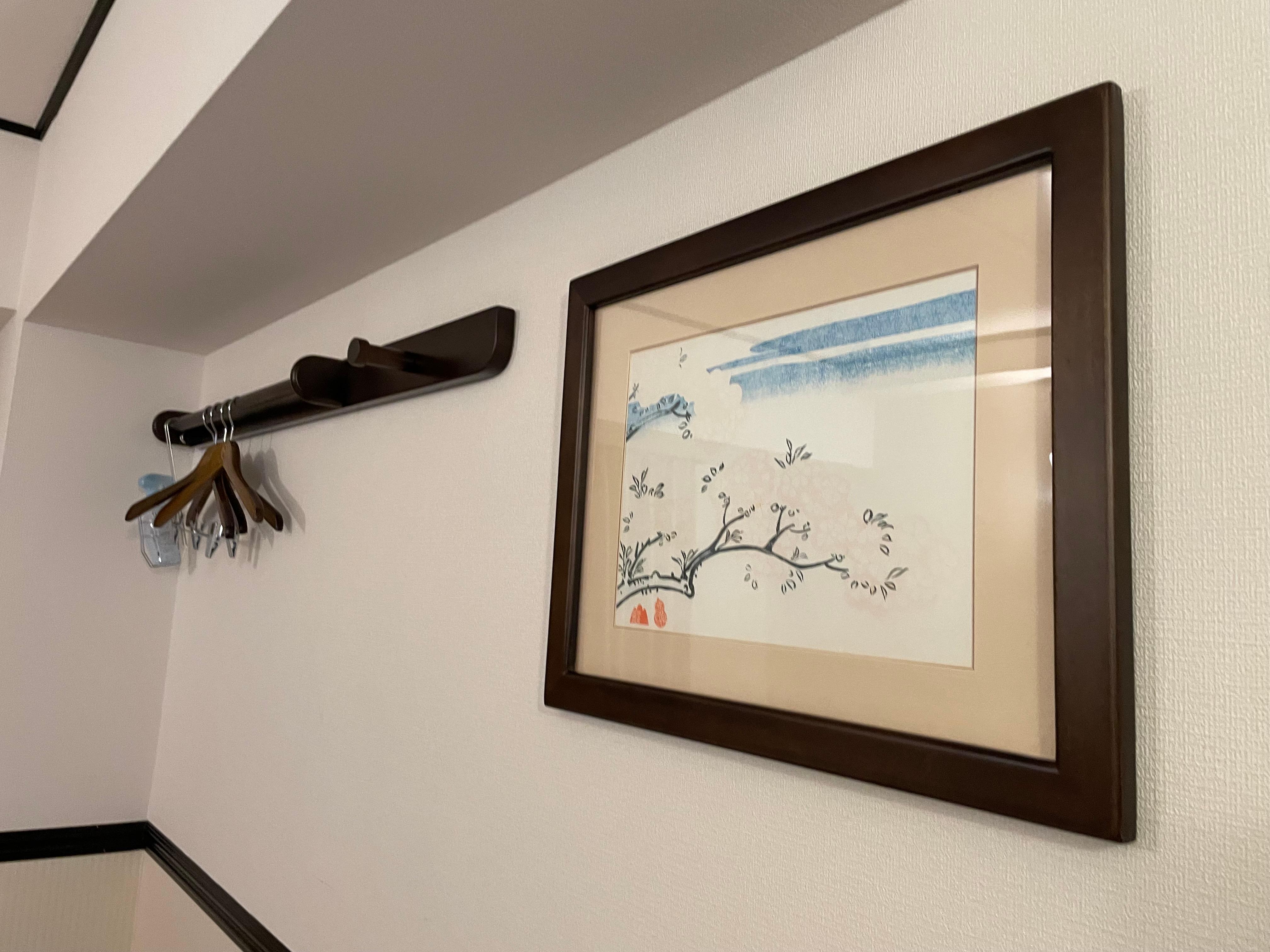 お洒落な絵が飾ってありました。