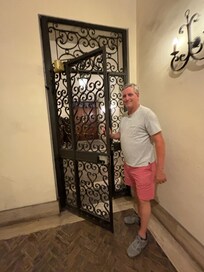 Many doors just to get to your room.