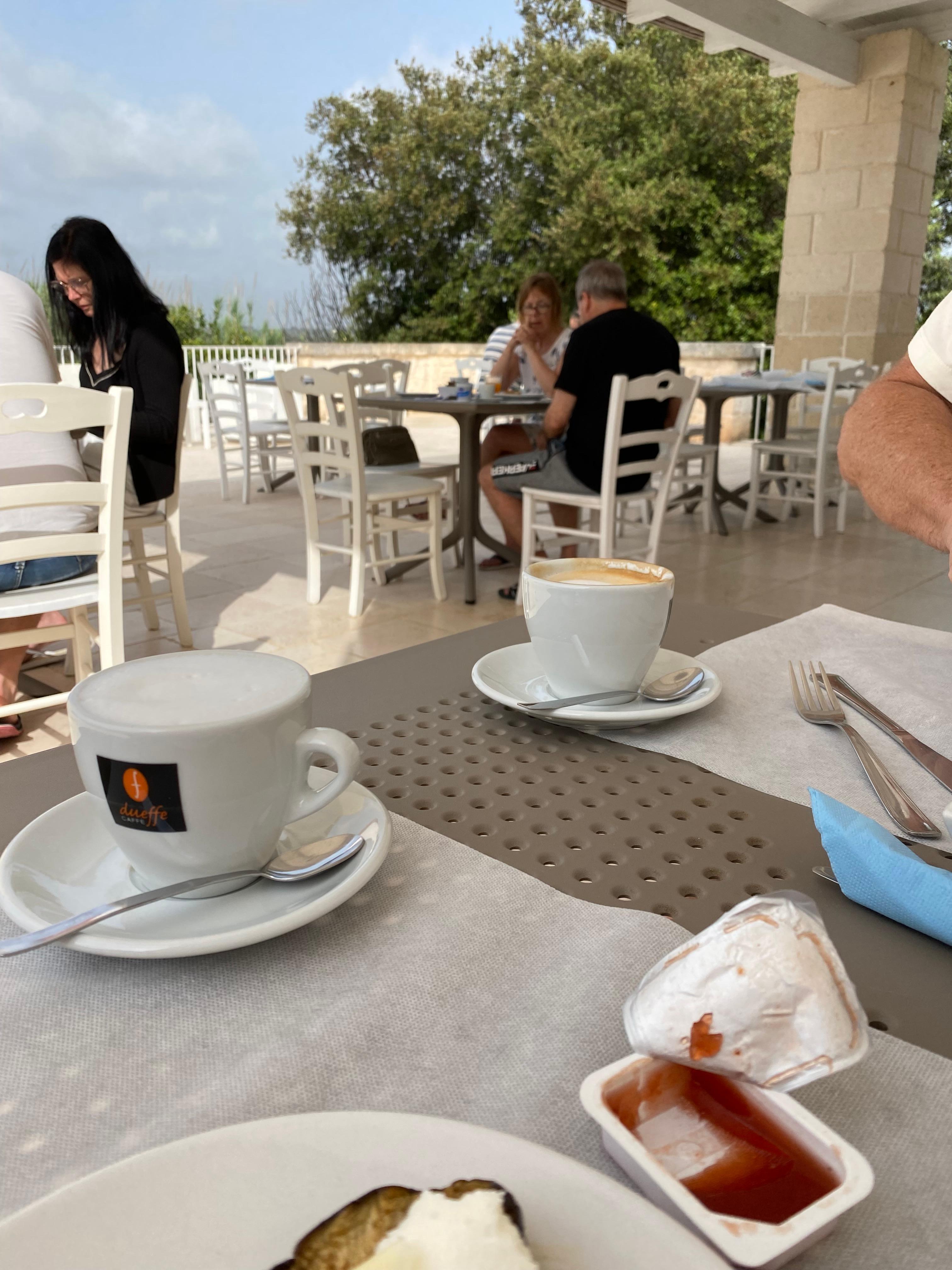 Breakfast on the terrace