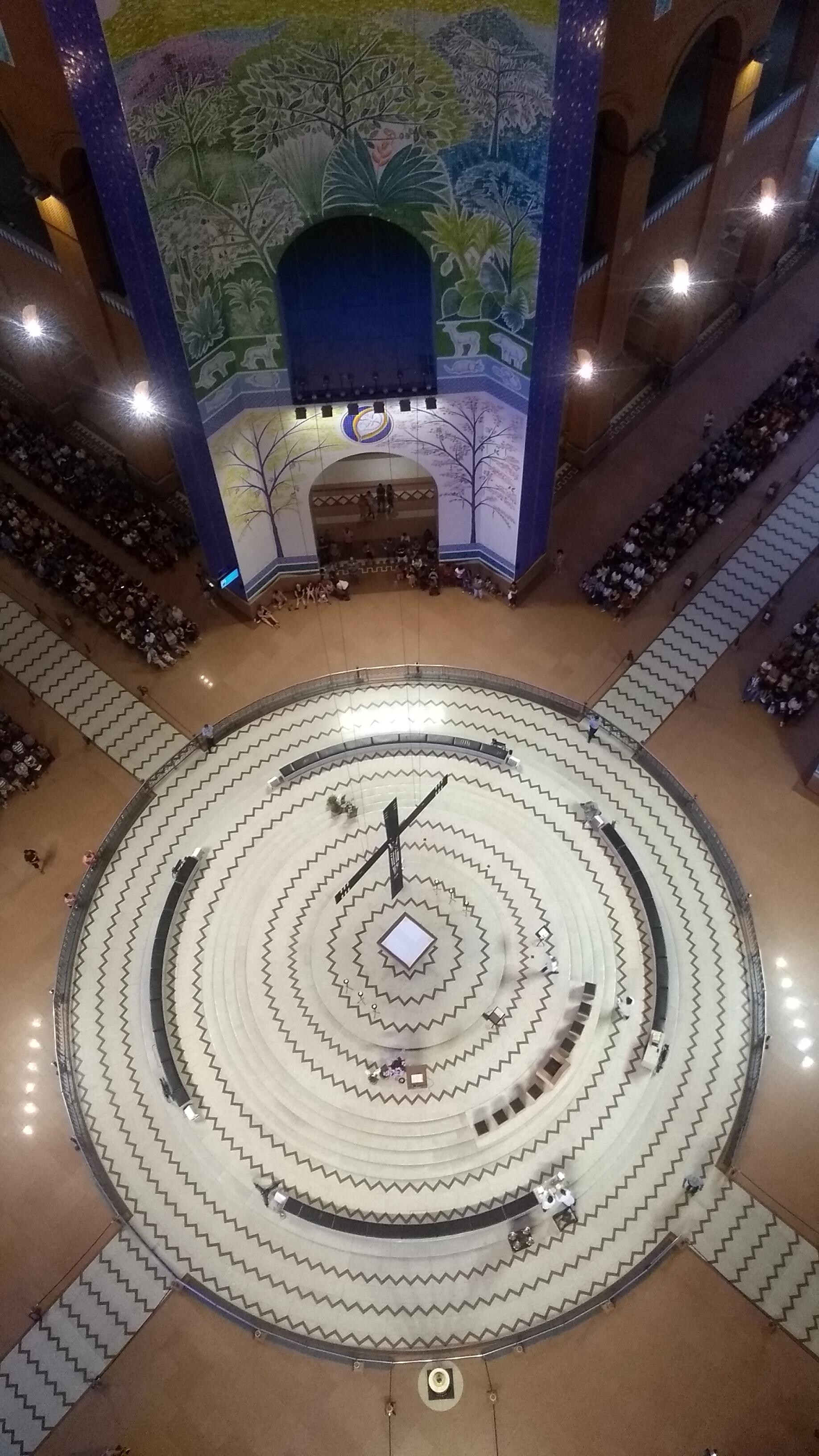 Vista da cúpula da basílica de Aparecida #eunacupula