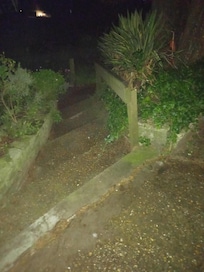 Steps in dark