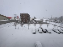View from room in the morning