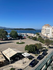 Restaurants directly below and across