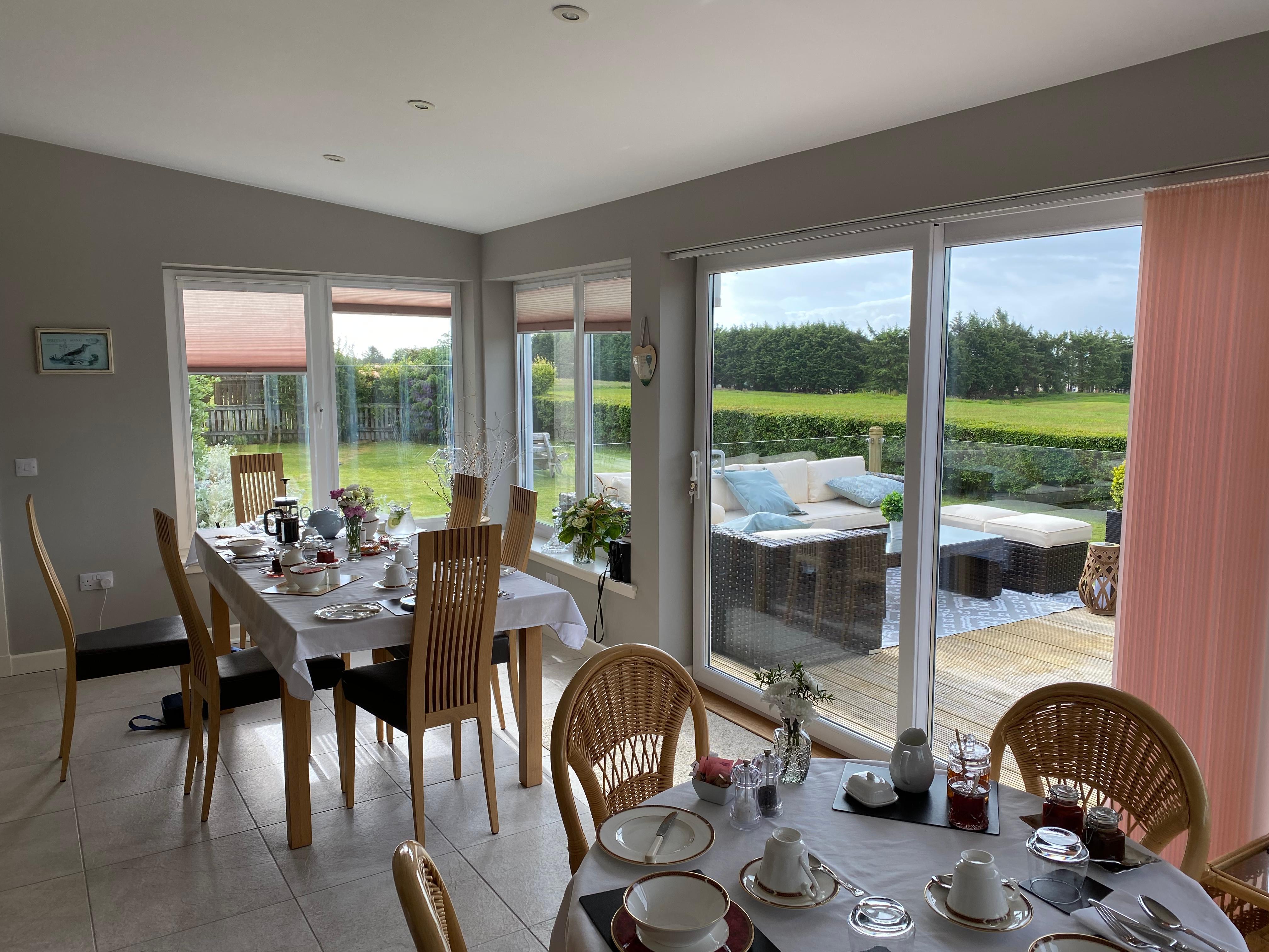 View of the dining room 