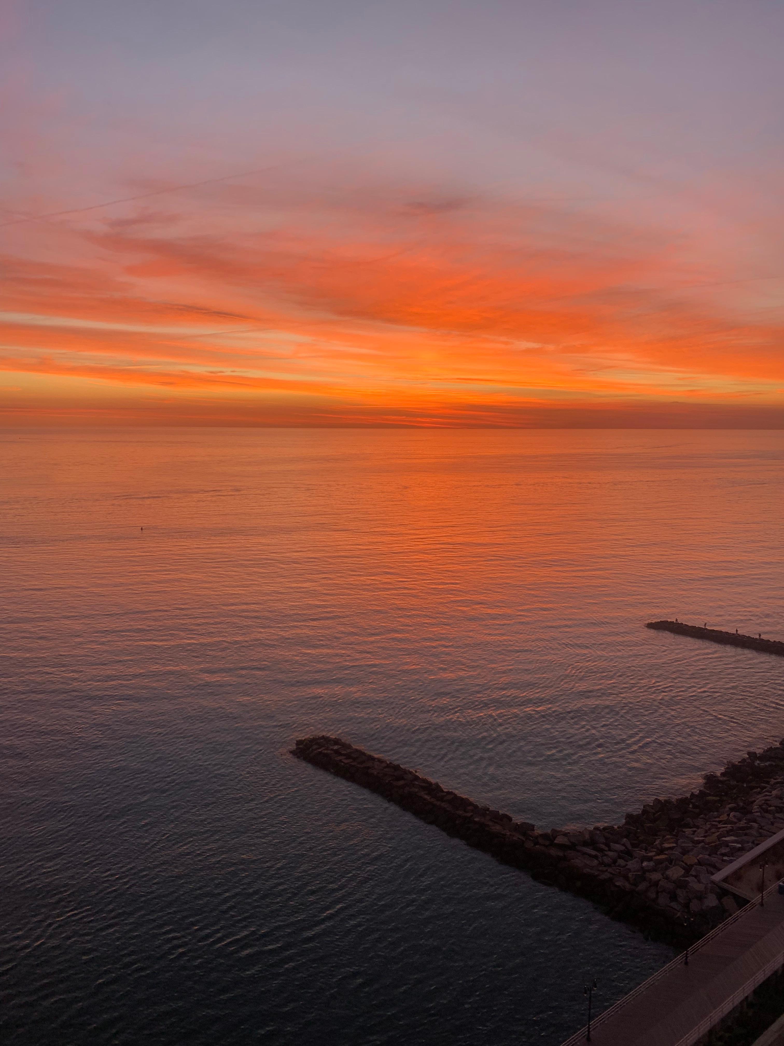 sunrise from our balcony