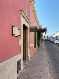 Small sign off the street