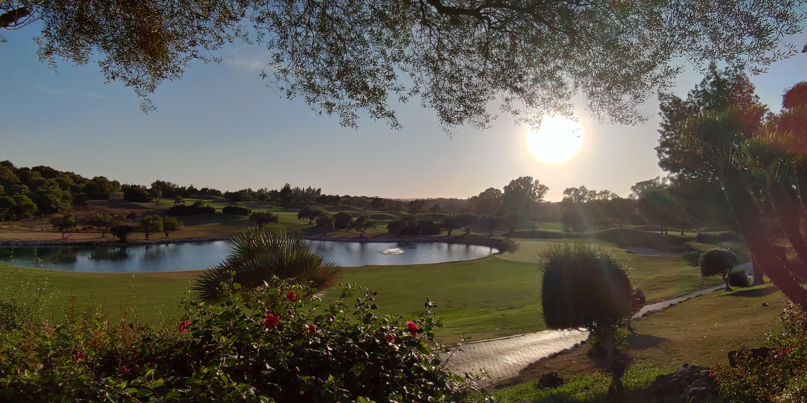 Espaço do campo de golfe