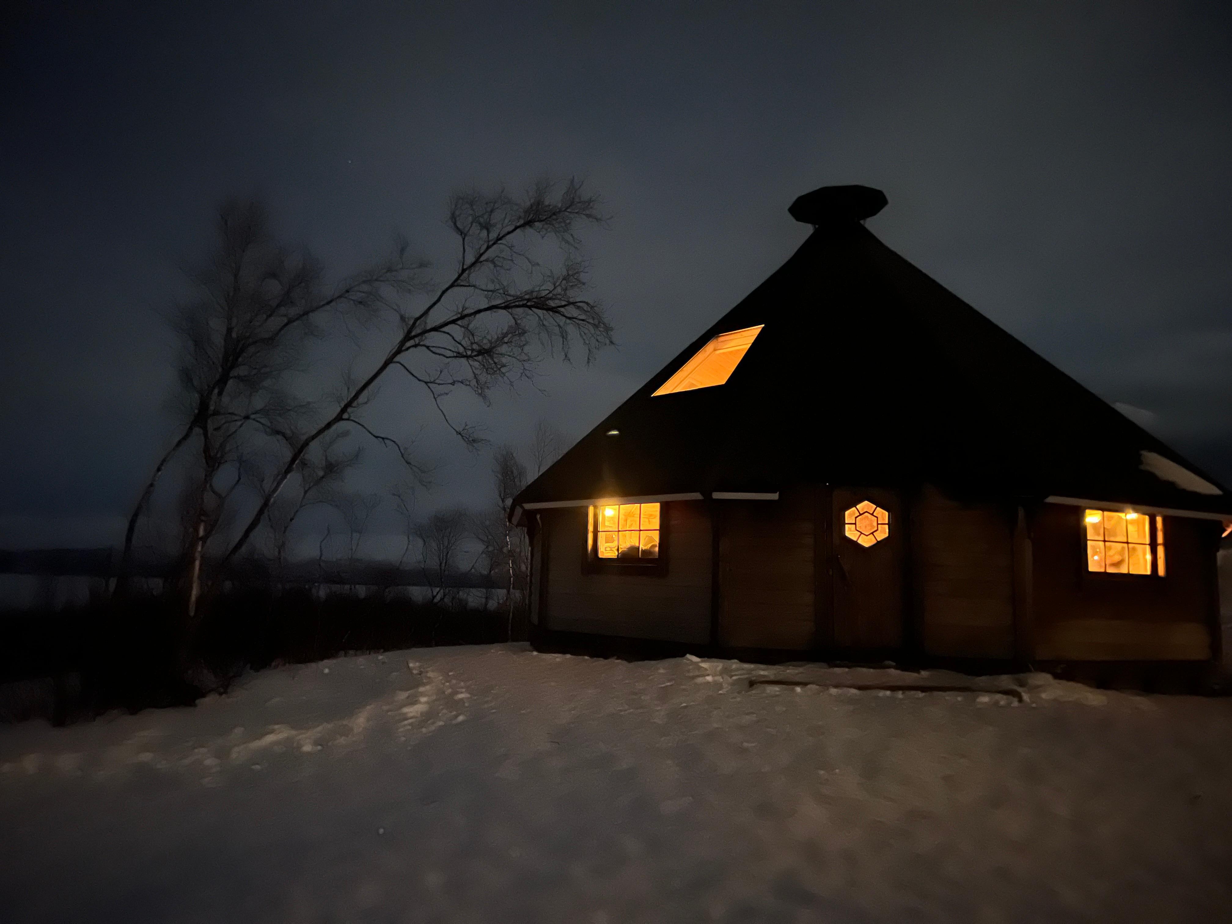 Heated yurt