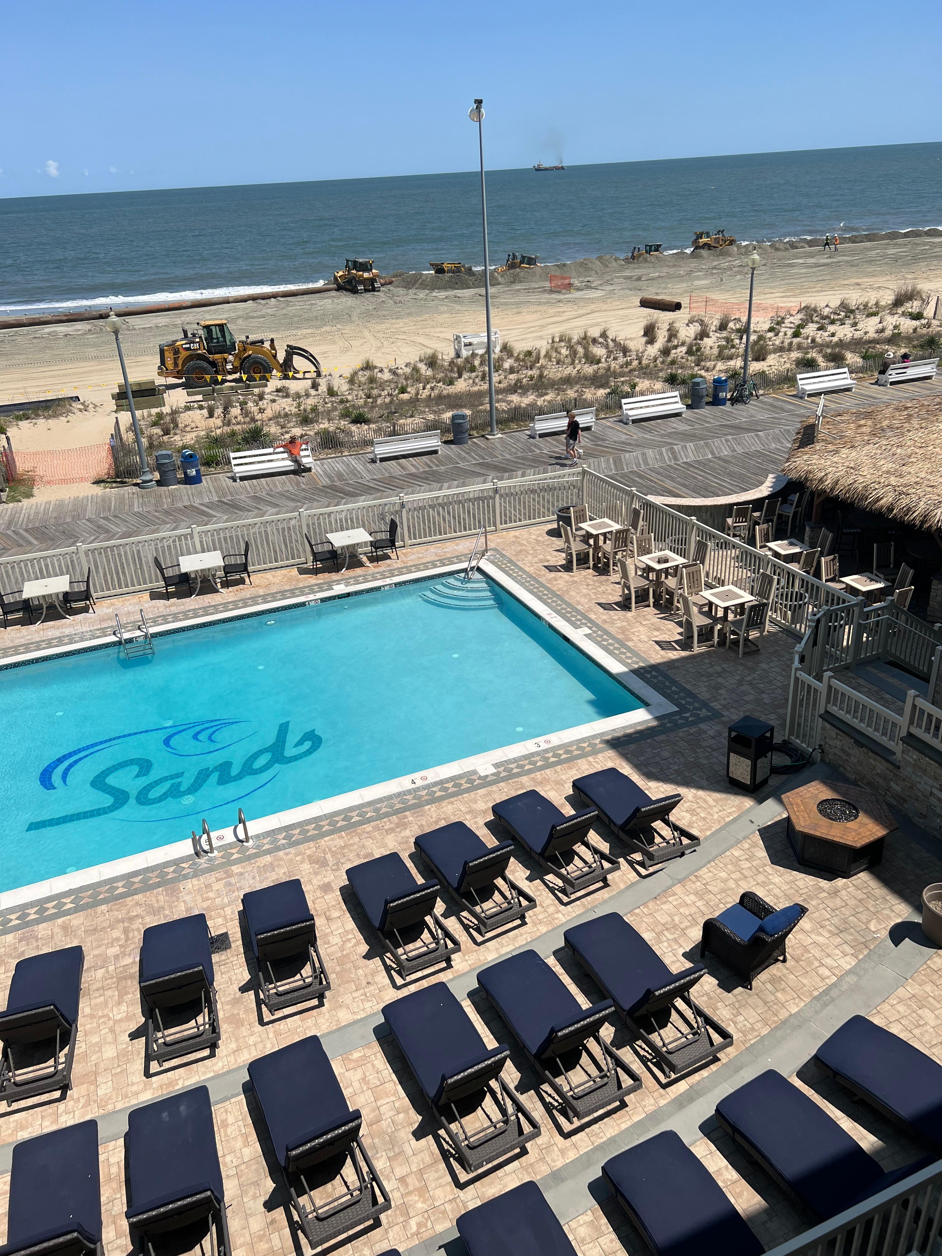 On the boardwalk | balcony with beach view 