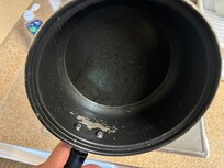 A la olla se le salía el recubrimiento.