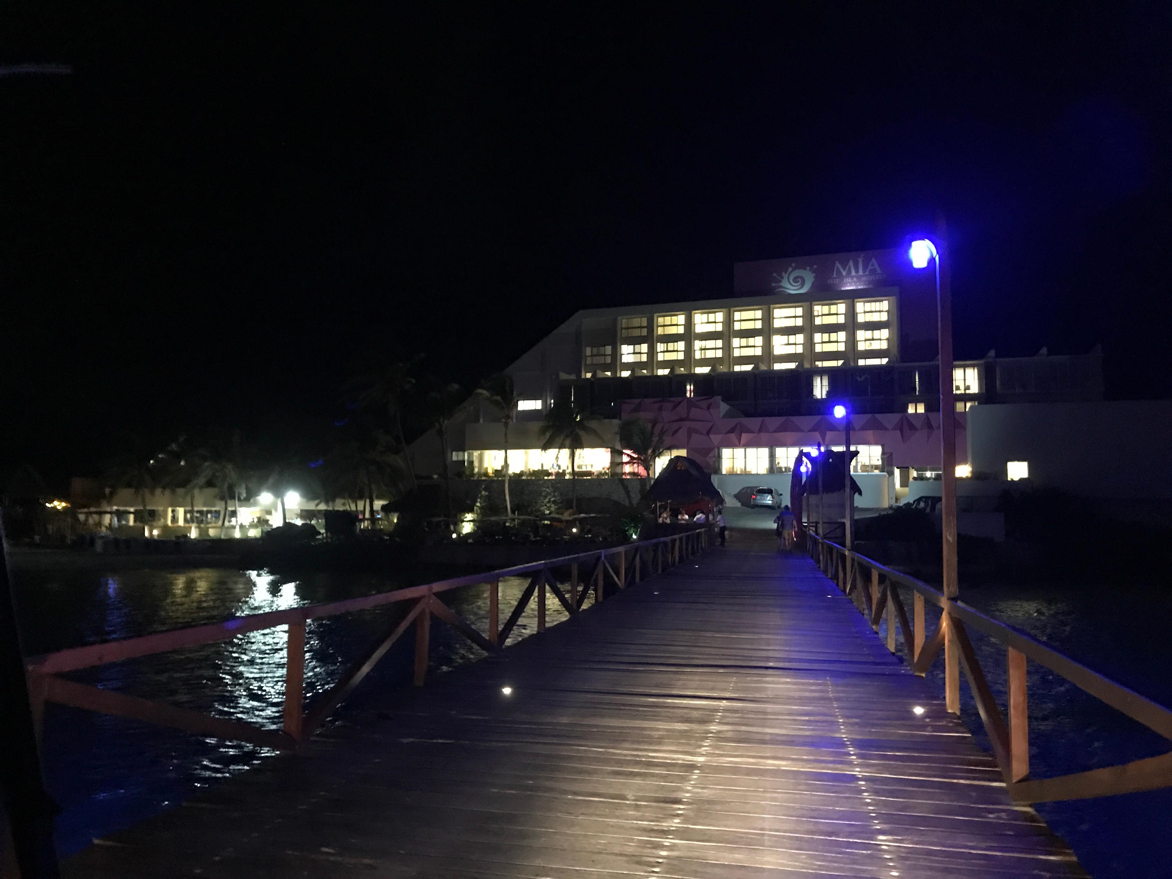 Hotel at night