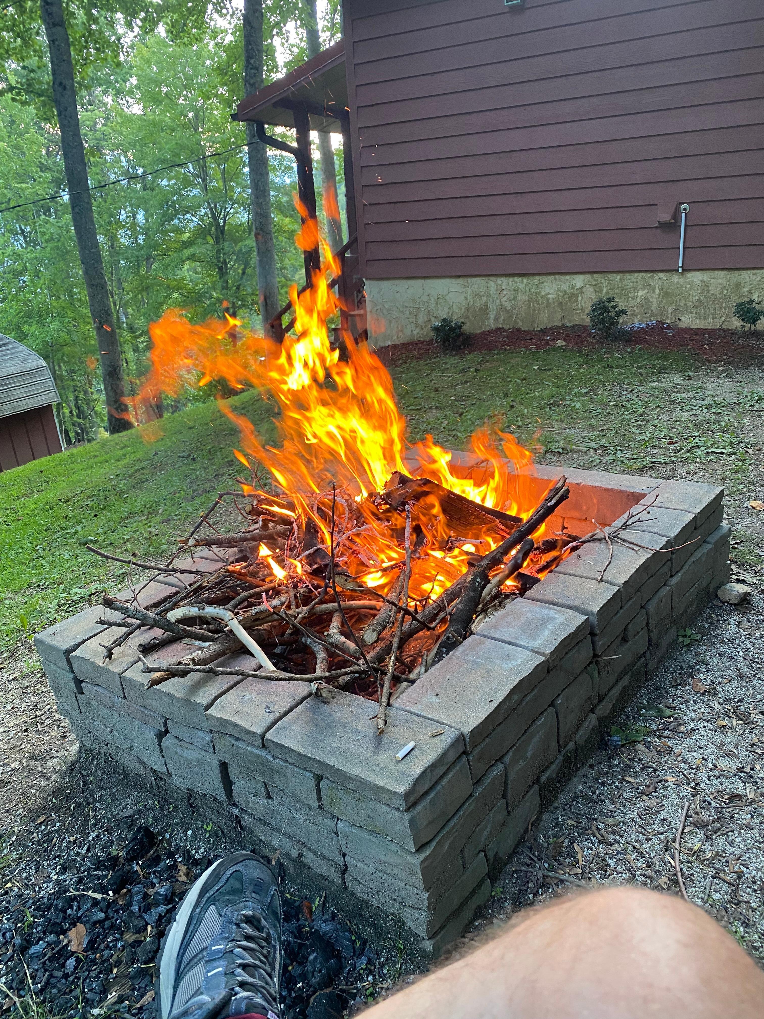 Fire Pit in back