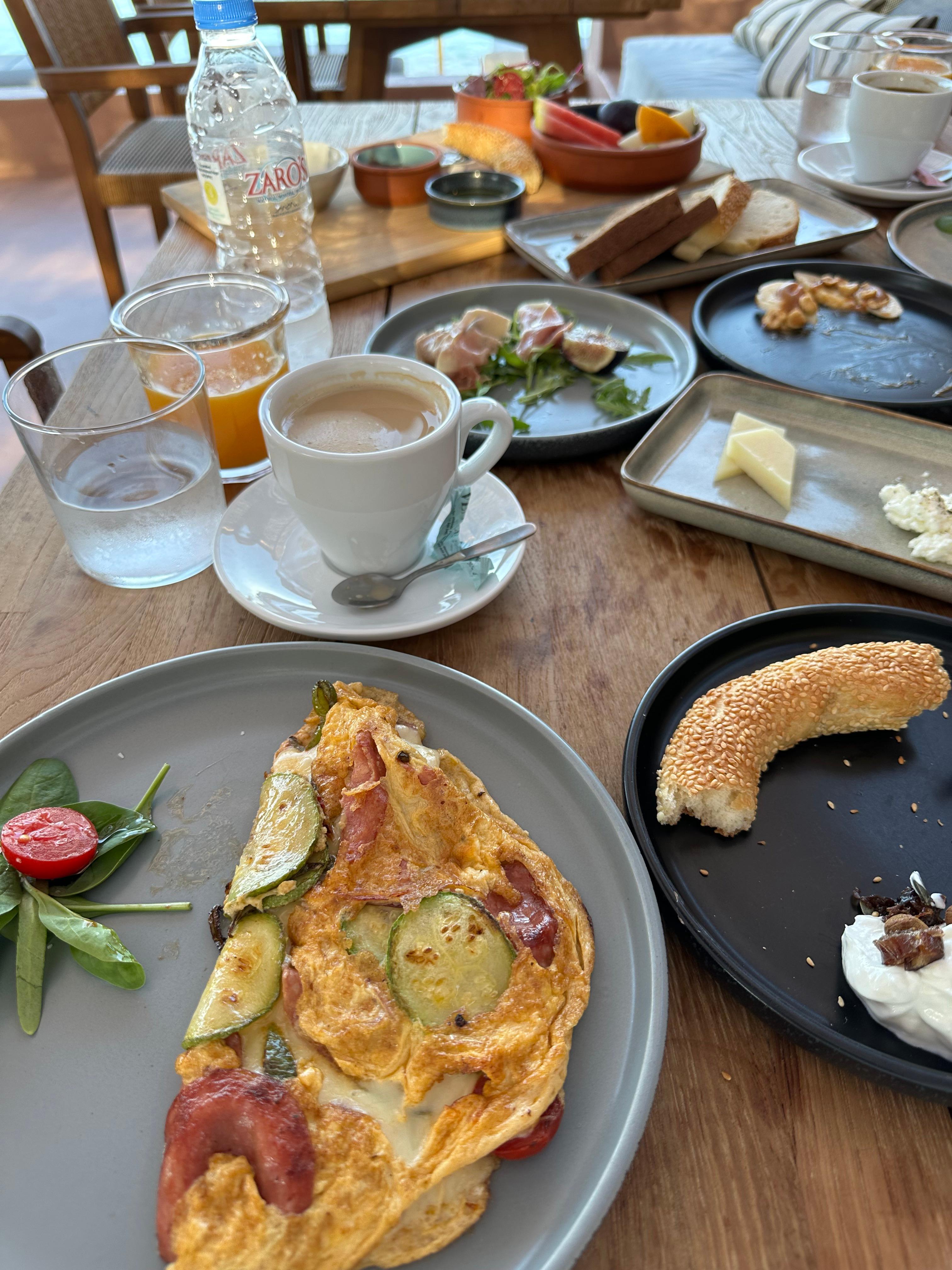 You've not lived until you've had this Naxian breakfast.