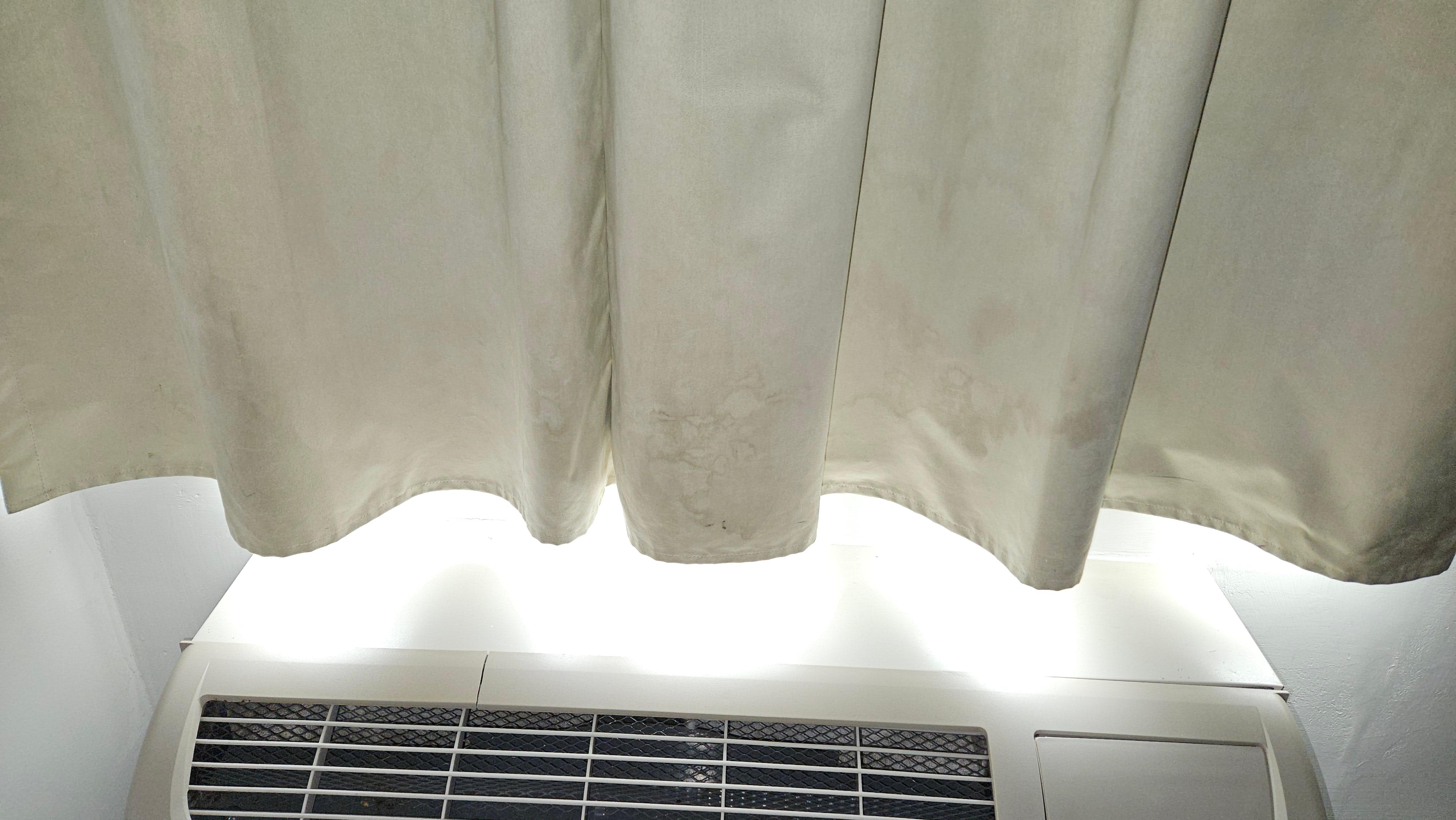Stains on curtains