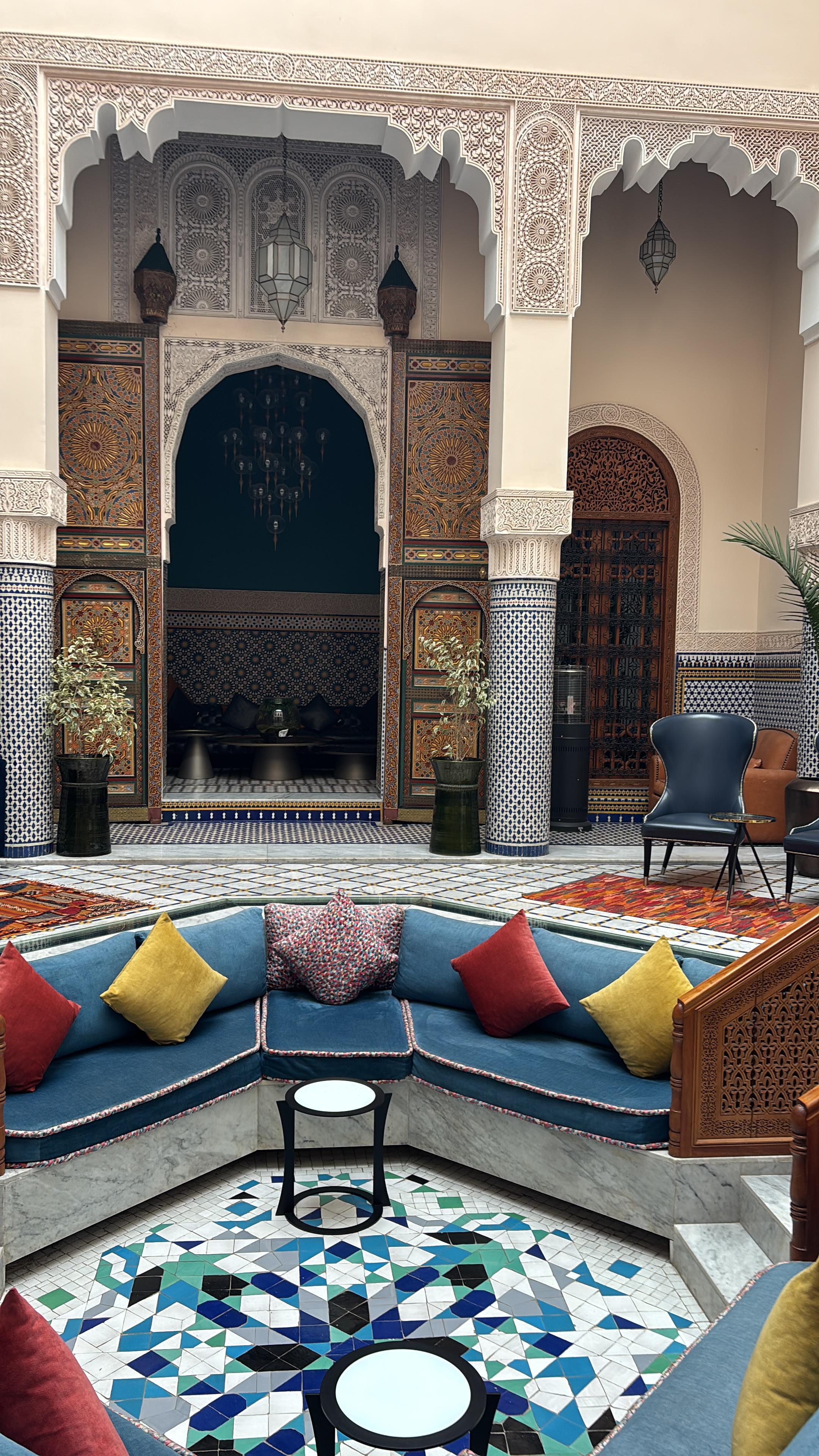 Un des salons du riad