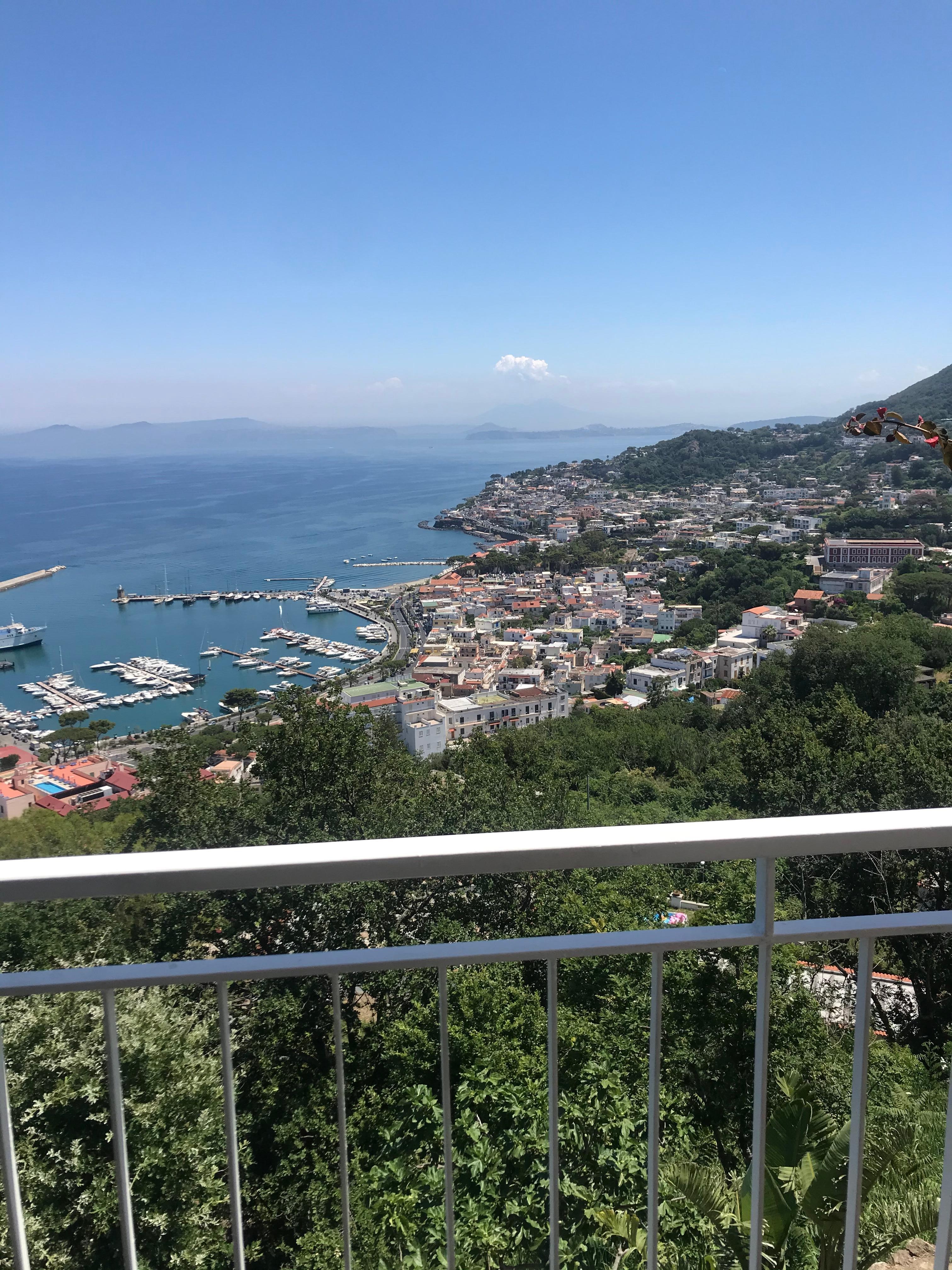 Vista dall’albergo