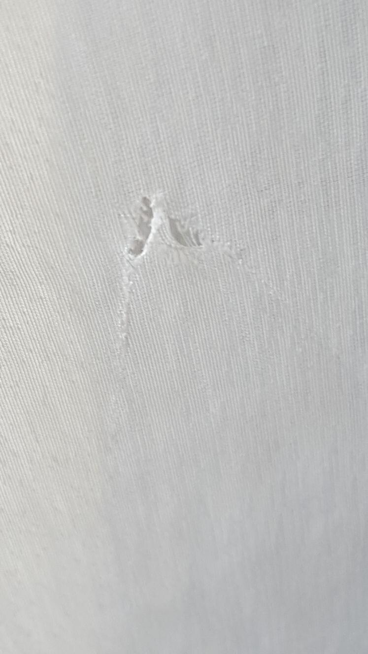 Drapes with holes