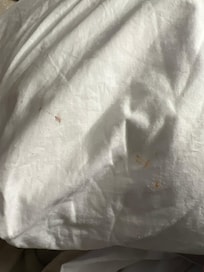One side of pillow