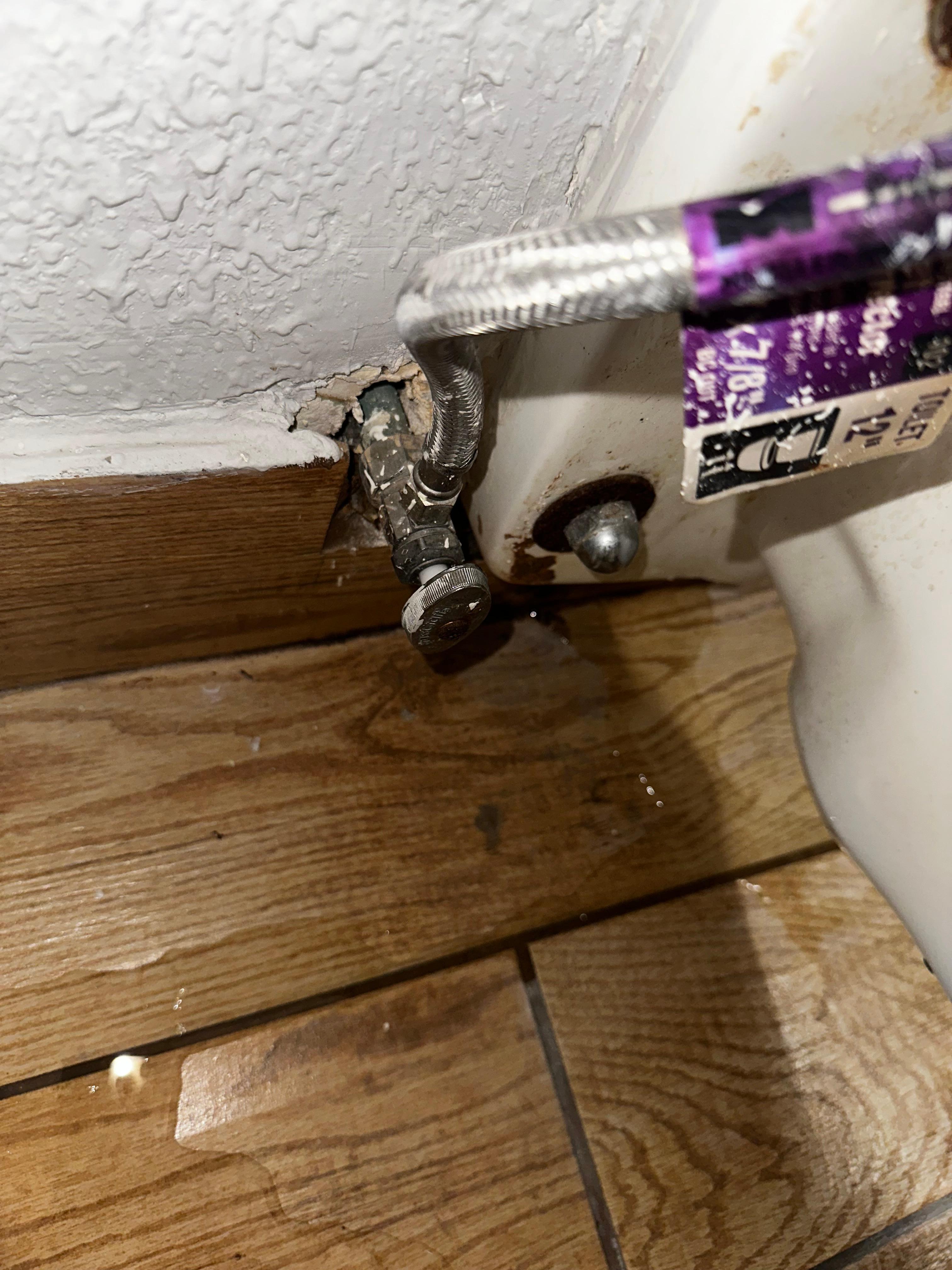 Location of potential leak in Room #2
