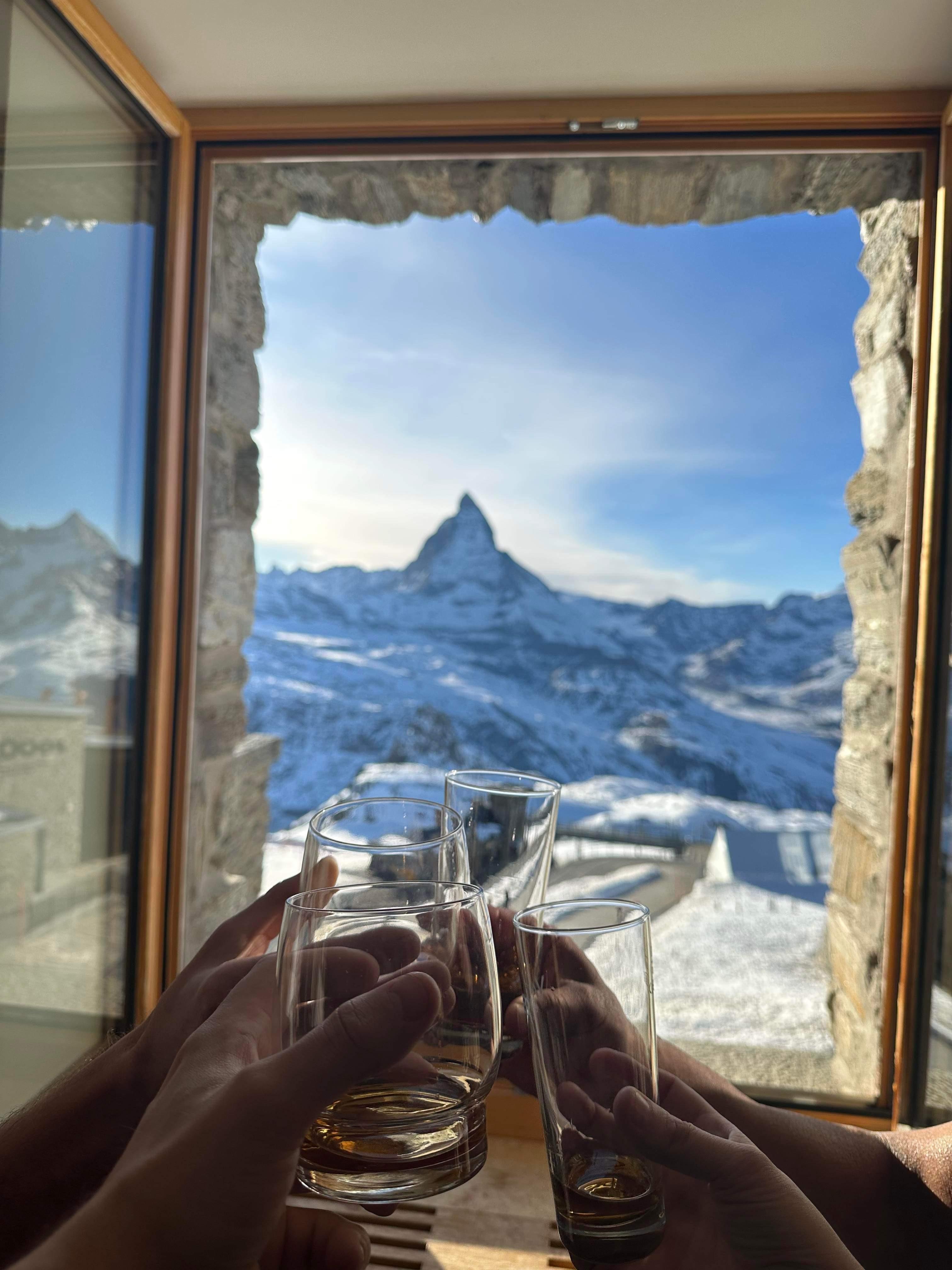 Cheers to this amazing view 