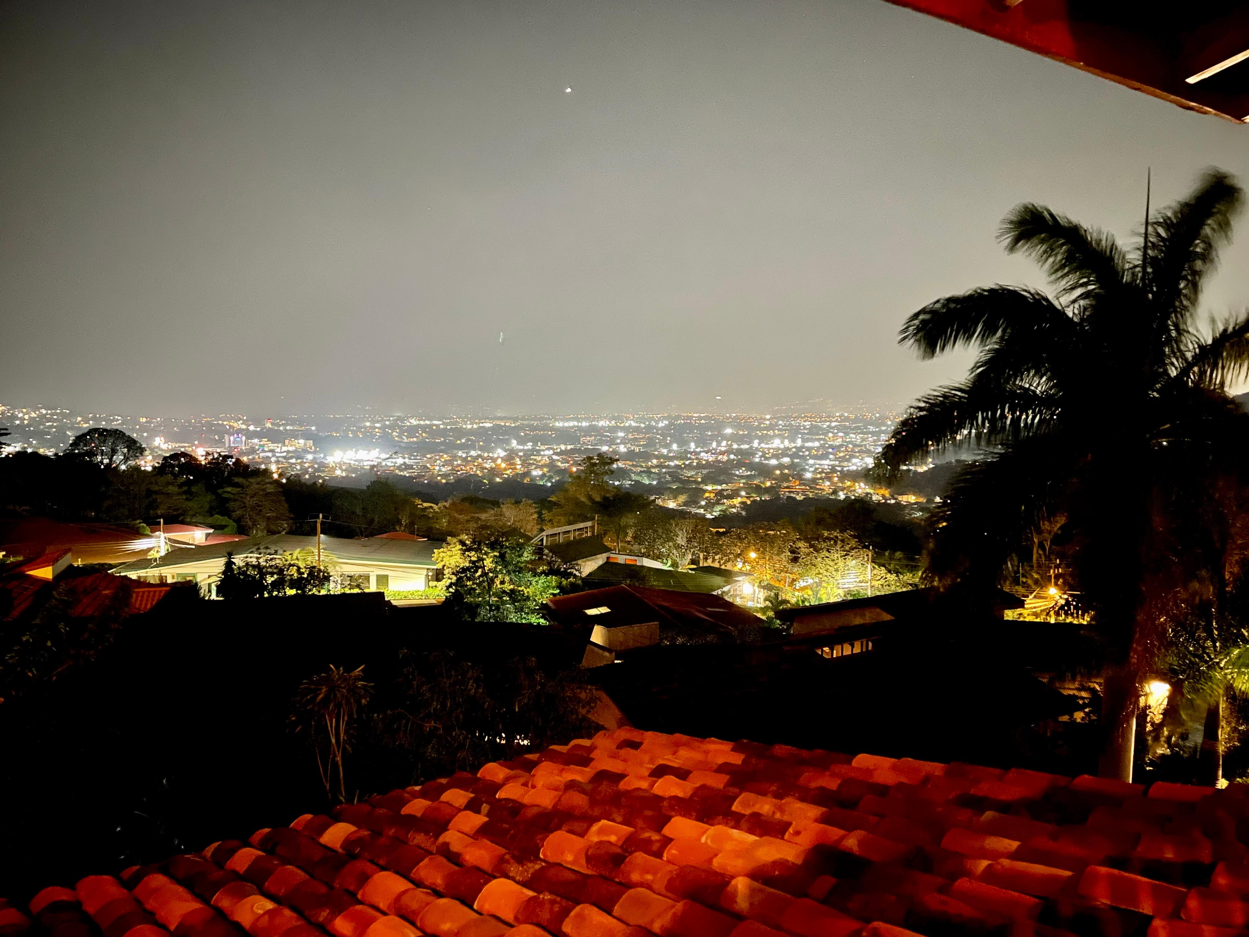 Night view from our balcony