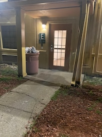 Side entrance to our room.