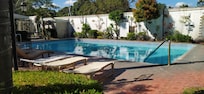 A real pic of the pool. Nice but not as big as the ad makes it look