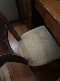 Chair dirty
