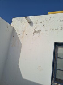 Enclosed rear patio