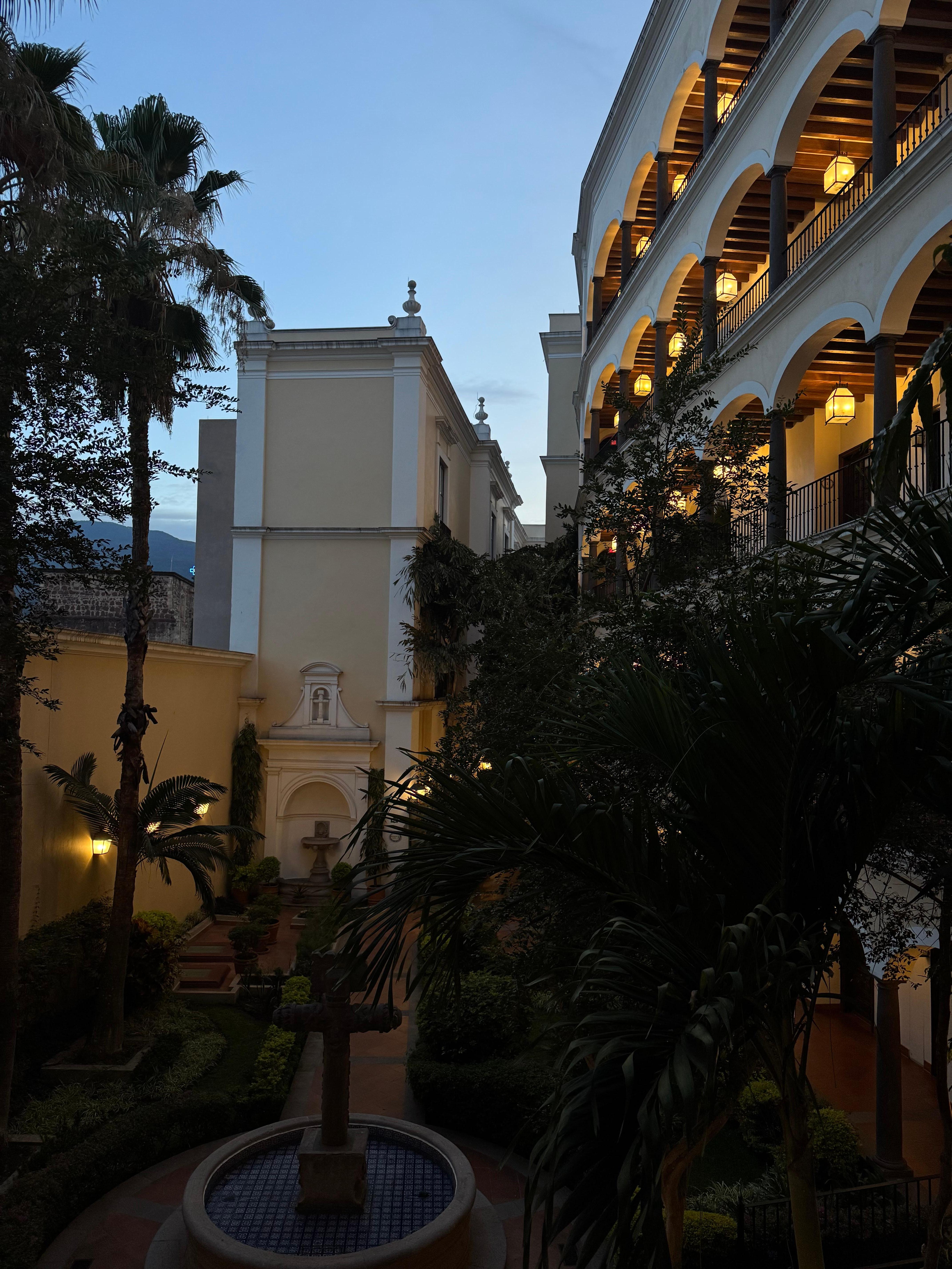 Inside corridor from balcony