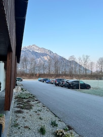 The view just after sunrise
