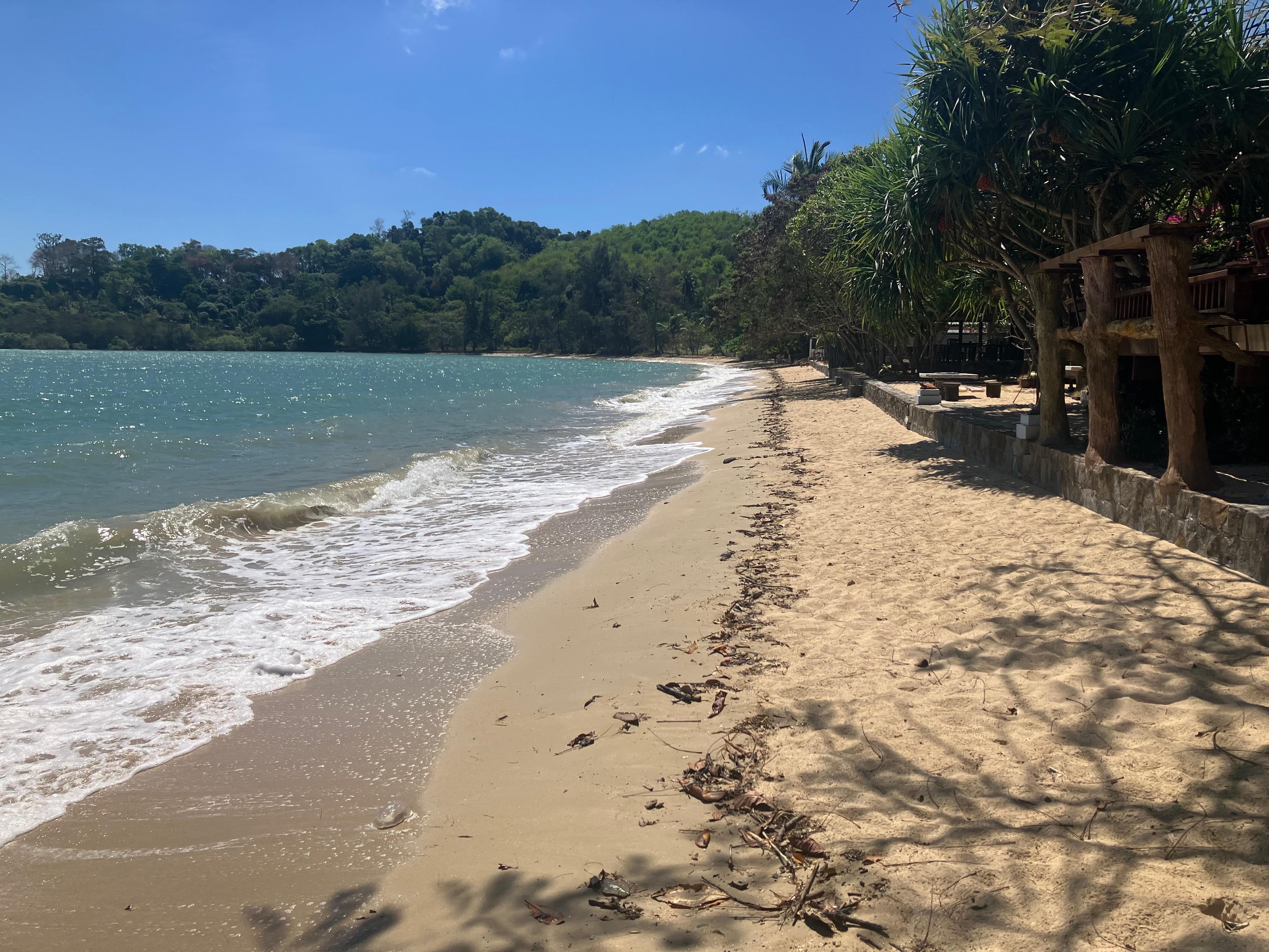 One of many hidden beaches