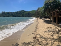One of many hidden beaches