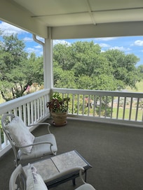 Porch off our sunroom