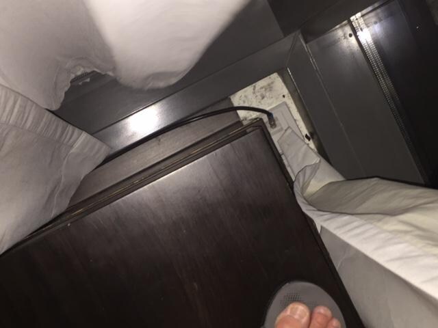 stains under bathroom door