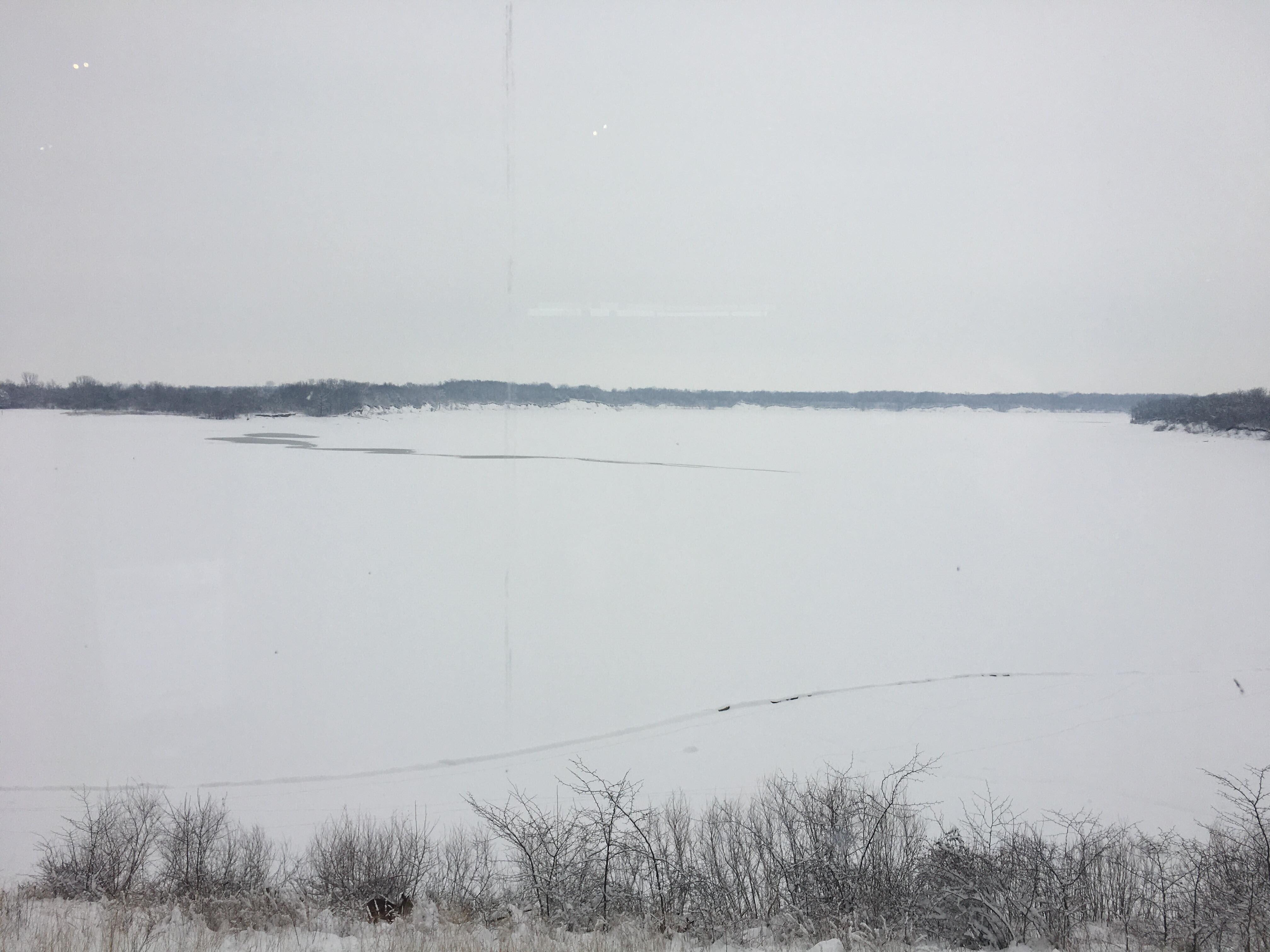 Another view from the restaurant of the lake. 