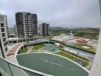 View off the balcony in the morning