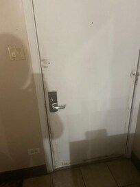 Mold on the door