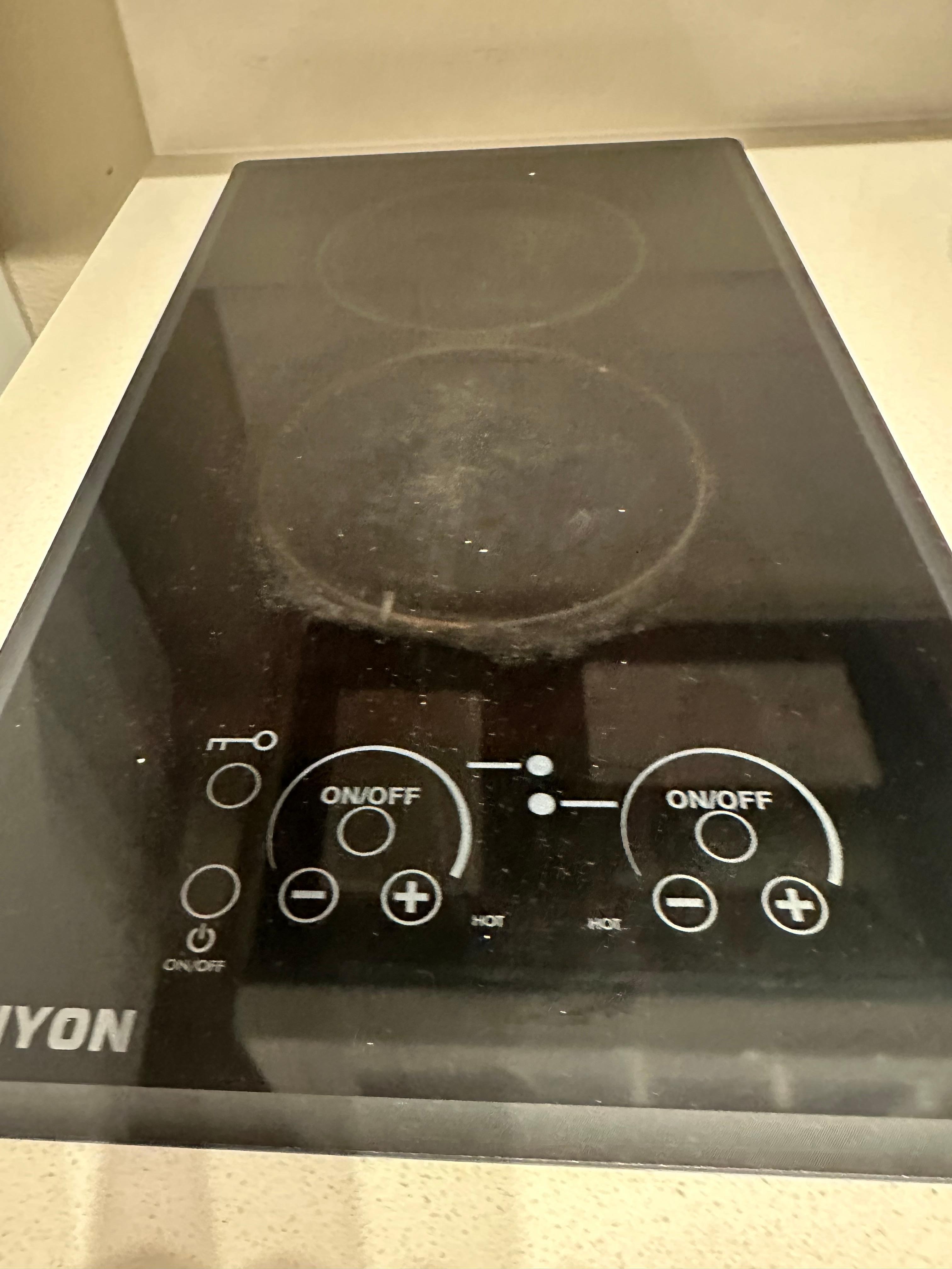 Dirty stove top