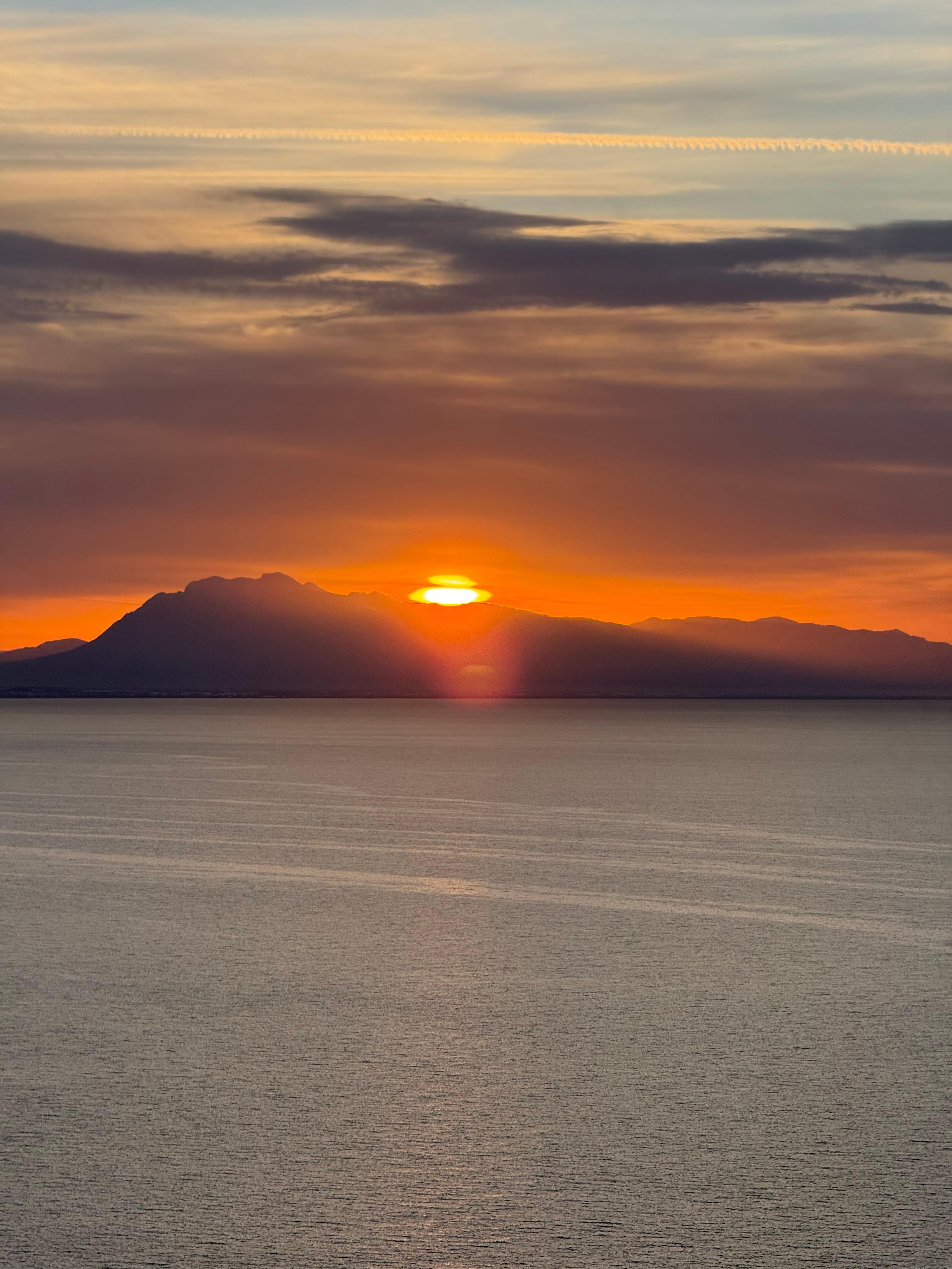 Sunrise from our room 