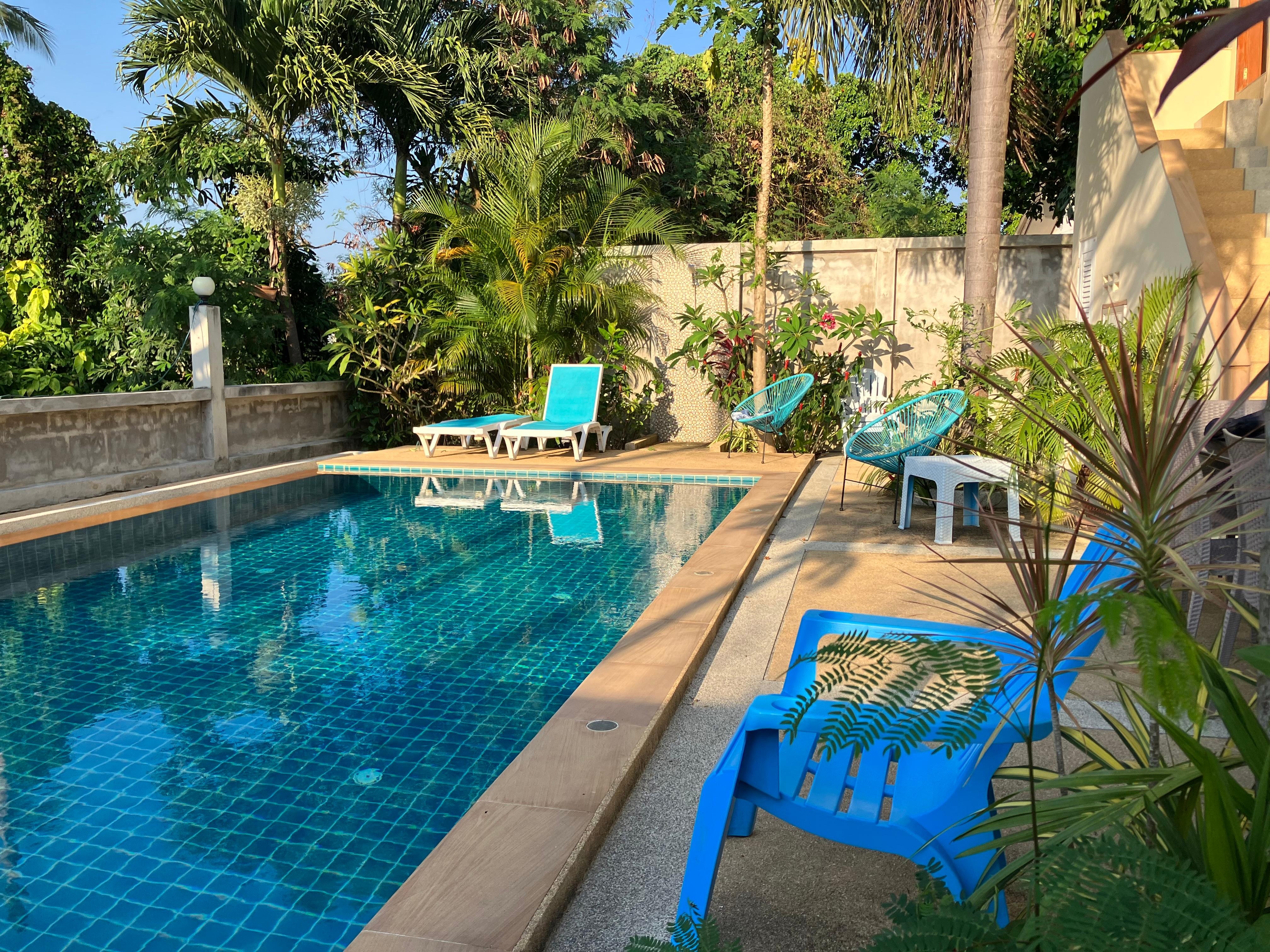 The swimming pool