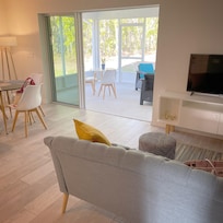 Couch and tv area